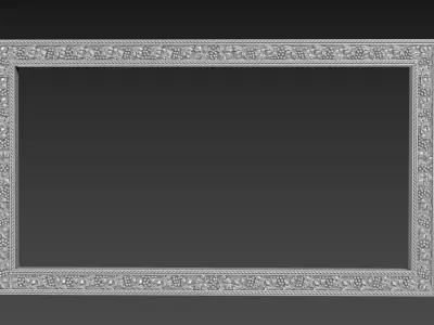 Frame picture mirror religion 3D model