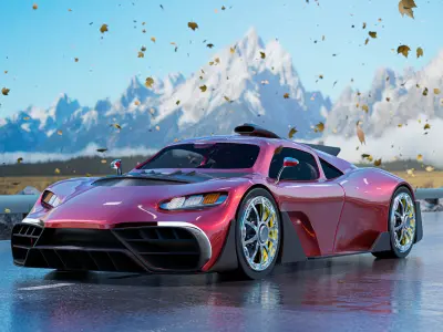 Mercedes-Benz AMG project one 3D model