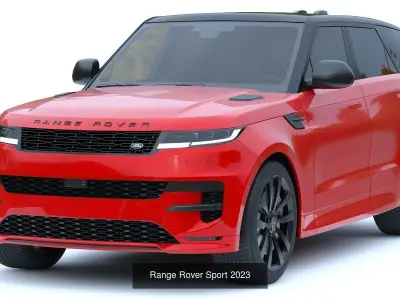 Range Rover sport collection 3D Model Pack by 3dscars
