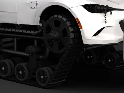 Mad Max Mazda MX 5 Maita Crusher 3D model