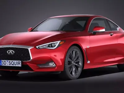 Infiniti Q60 2017 3D model