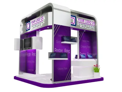 Booth Exhibition Stand a531a 3D model