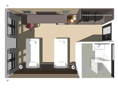 Apartment interior 3D model