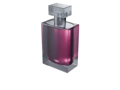 Luxury Perfume Scent Bottle  Modern Cosmetic Fragrance 3D model