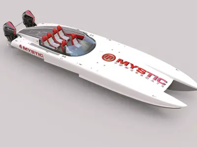 Powerboat  3D model