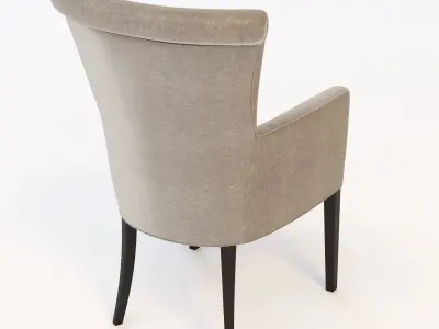 Bolier Classic Armchair 90018 3D model