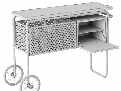 Misura Emme AR1 Bar Cart 3D model