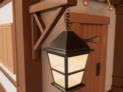Fantasy hut Free 3D model