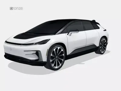 Faraday Future FF91 Low-poly 3D model