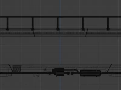 H0 1-87 scale TA 260 car carrying wagon 3D print model