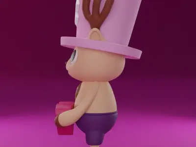 Tony Tony Chopper Valentine day 3D model for 3D print 3D print model