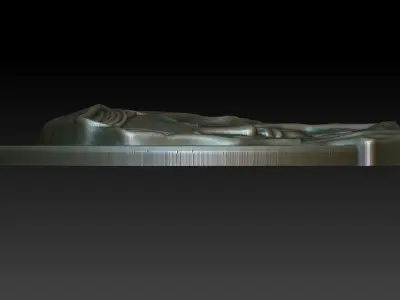 Virgin Mary 17 3D print model