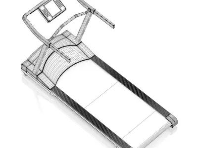 Treadmill tread machine 3D model