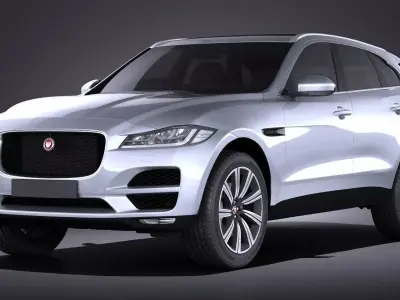 Jaguar F-pace 2017 VRAY 3D model
