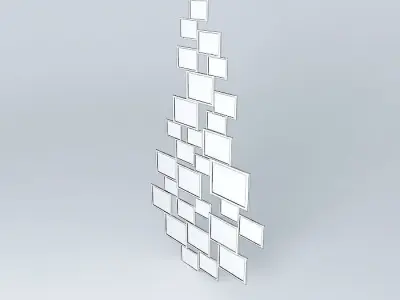 Decorative Mirror Dining Room Free 3D model