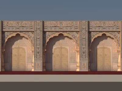 Indian Stage 3D model