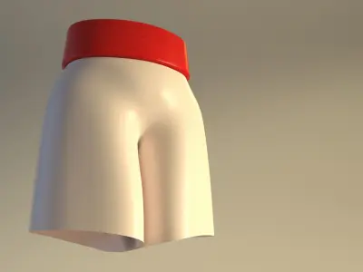 SPORT---BOXE---Short skirt 3D model