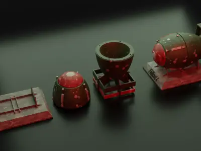 Fallout 4 NukeBomb Free 3D print model