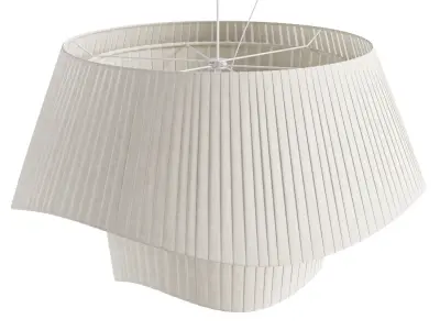 Silk Satin Chandelier 3D model