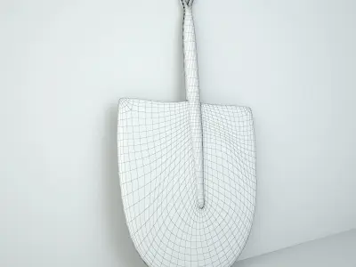 African Handwoven Fan 18 3D model