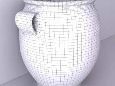 Terracotta Vase or Pot 6 3D model