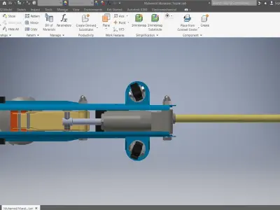 SCA Hydraulic Trolley Jack 1400kg design  3D model