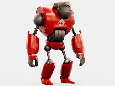 CRAZY FROG ROBOT Rigged for Unreal Engine - Unity - MIXAMO 3D model