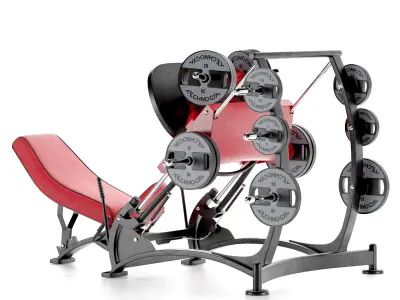 Gym Equipment LEG PRESS BRIDGE   3D model