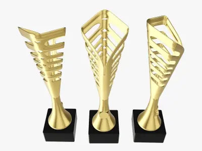 Cup trophy 08 3D model