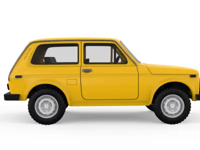 Lada Niva 3D Printable Scale Model RC or Static STL Files 3D print model