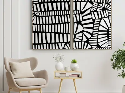 Photo Frame 166 Low-poly 3D model