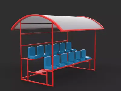 Smart Bleachers  3D model