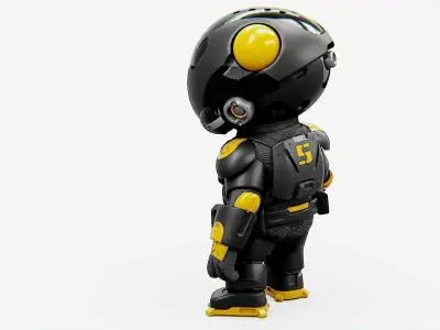 TROOPER ALIENWARE v-c Rigged for Unreal Engine - Unity - MIXAMO 3D model