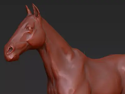 Horse Highpoly sculpt 3D model 3D model