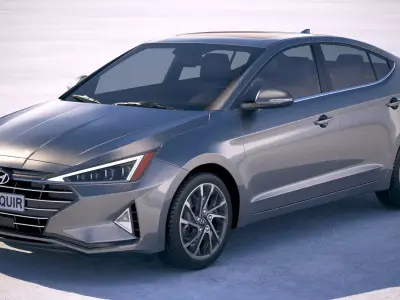Hyundai Elantra 2019 3D model