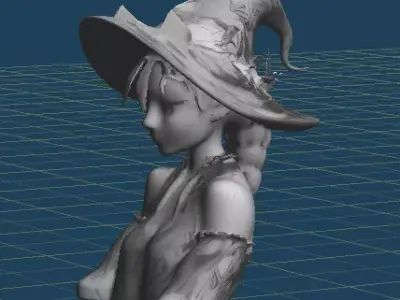 bruja practica  Free 3D model