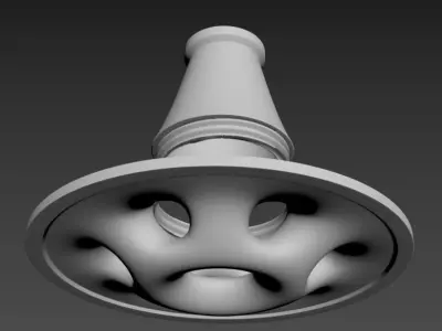UFO Pendant Light 3D print model
