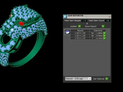 TIGER RING 3D print model