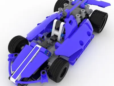 Lego Race Car 3D model