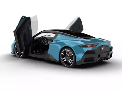 Maserati MCPura 2026 HQ 3d model 3D model