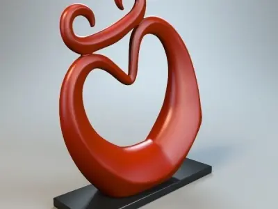 Abstract Figure 3D model 14