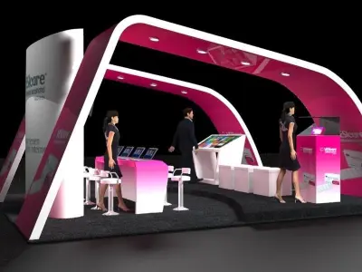 Stand for fair 3D model