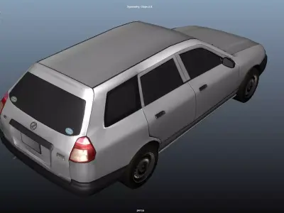 car Lowpolygon Low-poly 3D model