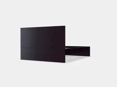 MALM Bed frame high 69 Low-poly 3D model