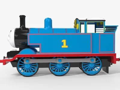 Thomas the Train Low-poly 3D model