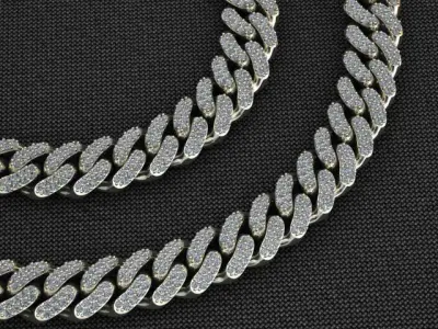 7MM MIAMI CUBAN LINK CHAIN FOR  NECKLACE OR BRACELET 3D print model