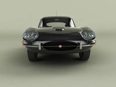 Jaguar E-type Quad-Headlight Coupe 3D model