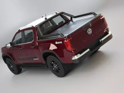 VW Amarok Pan Americana Low-poly 3D model