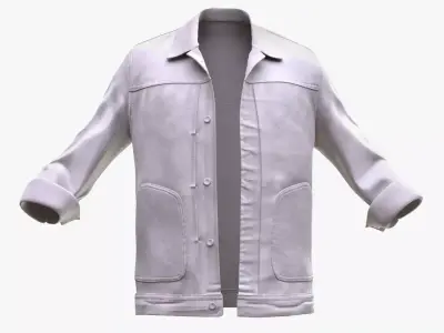 Jacket 14 - All MH Bodies - UE5 Skeletons - Rigged Low-poly 3D model