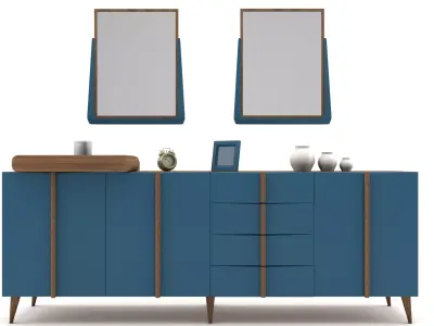 Modern Sideboard 3D Model 3D model